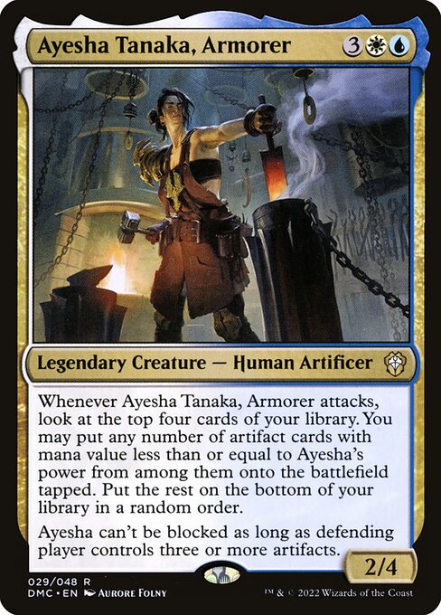 Ayesha Tanaka, Armorer - Dominaria United Commander Rare Card