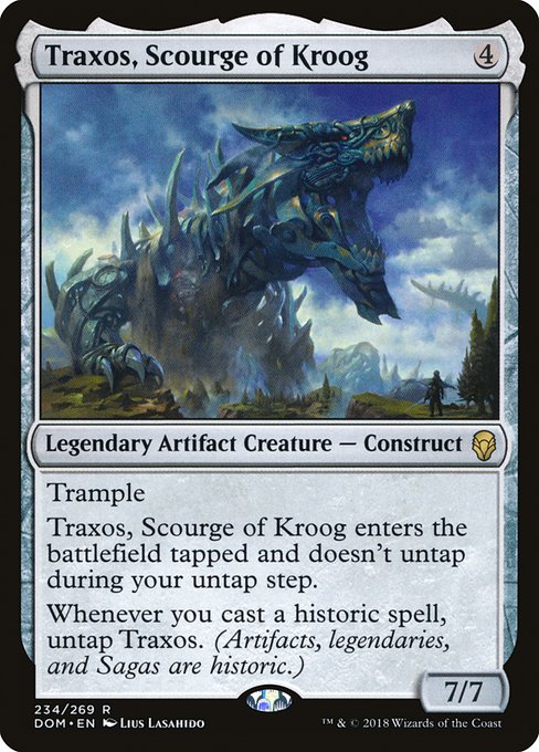 Traxos, Scourge of Kroog - Dominaria Rare Card