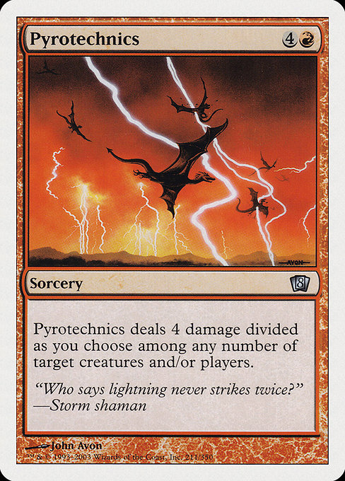 Pyrotechnics - Eighth Edition Uncommon Card