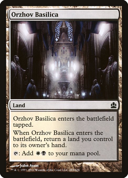 Orzhov Basilica - Commander 2011 Common Card