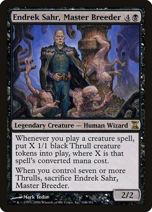 Endrek Sahr, Master Breeder - Time Spiral Rare Card