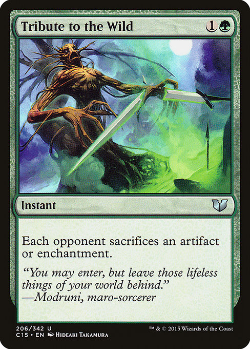 Tribute to the Wild - Commander 2015 Uncommon Card