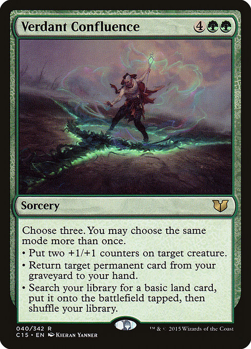 Verdant Confluence - Commander 2015 Rare Card