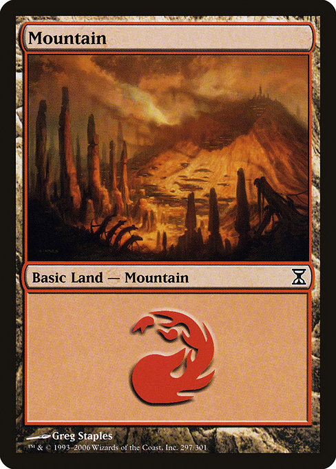 Mountain - Time Spiral Common Card
