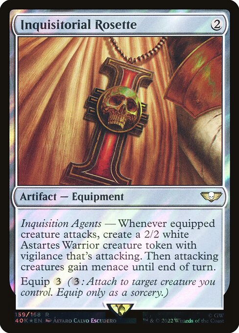 Inquisitorial Rosette - Warhammer 40,000 Commander Rare Card