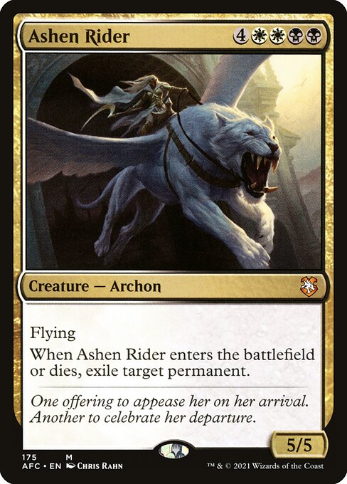 Ashen Rider - Forgotten Realms Commander Mythic Card