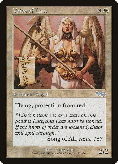 Voice of Law - Urza's Saga Uncommon Card