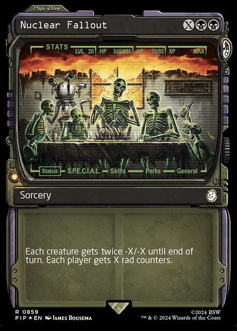 Nuclear Fallout - Fallout Rare Card