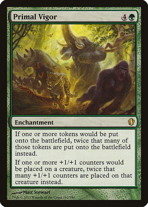 Primal Vigor - Commander 2013 Rare Card