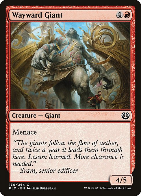 Wayward Giant - Kaladesh Common Card