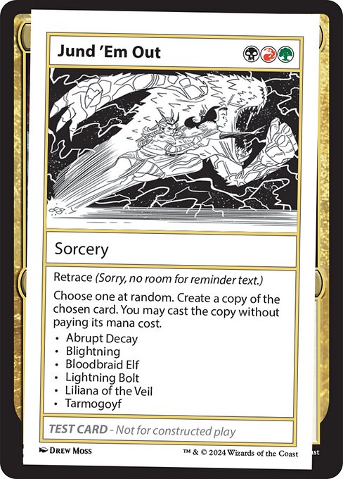 Jund 'Em Out - Mystery Booster 2 Rare Card