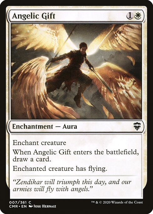 Angelic Gift - Commander Legends Common Card