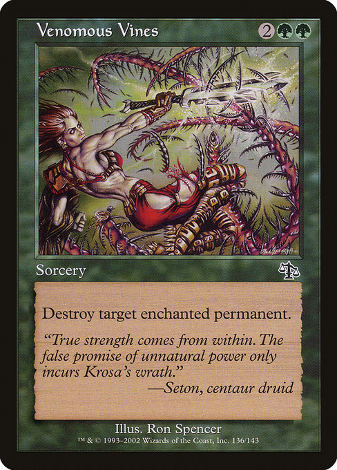 Venomous Vines - Judgment Common Card