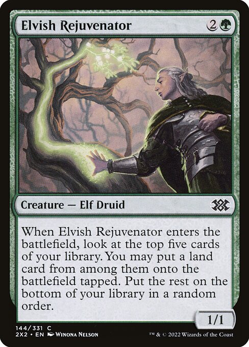 Elvish Rejuvenator - Double Masters 2022 Common Card