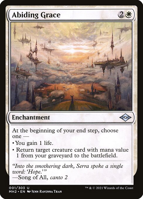 Abiding Grace - Modern Horizons 2 Uncommon Card