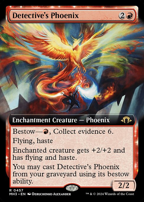 Detective's Phoenix - Modern Horizons 3 Rare Card