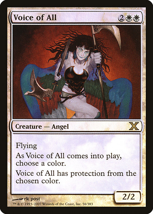 Voice of All - Tenth Edition Rare Card