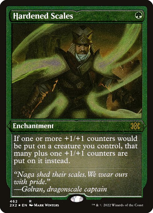 Hardened Scales - Double Masters 2022 Rare Card