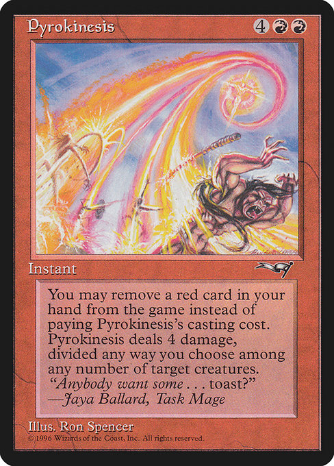Pyrokinesis - Alliances Uncommon Card