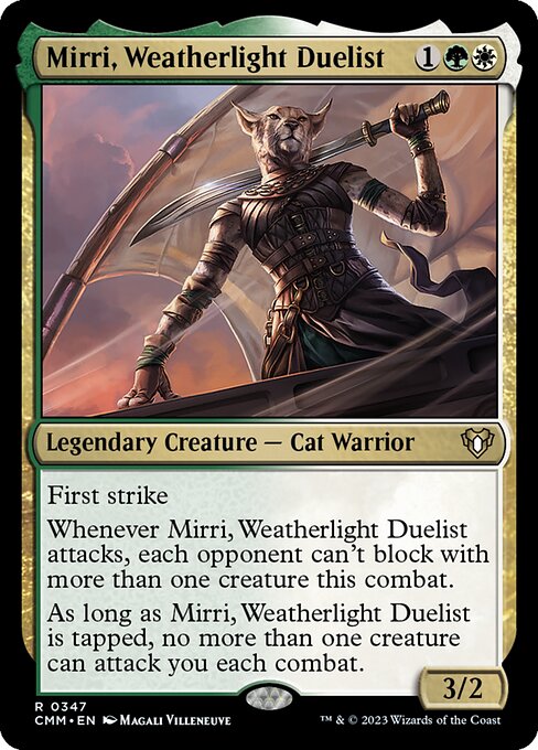 Mirri, Weatherlight Duelist - Commander Masters Rare Card