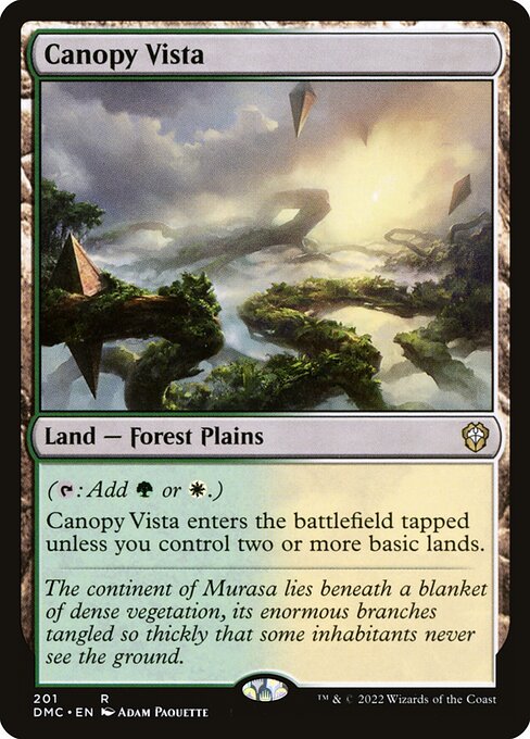 Canopy Vista - Dominaria United Commander Rare Card