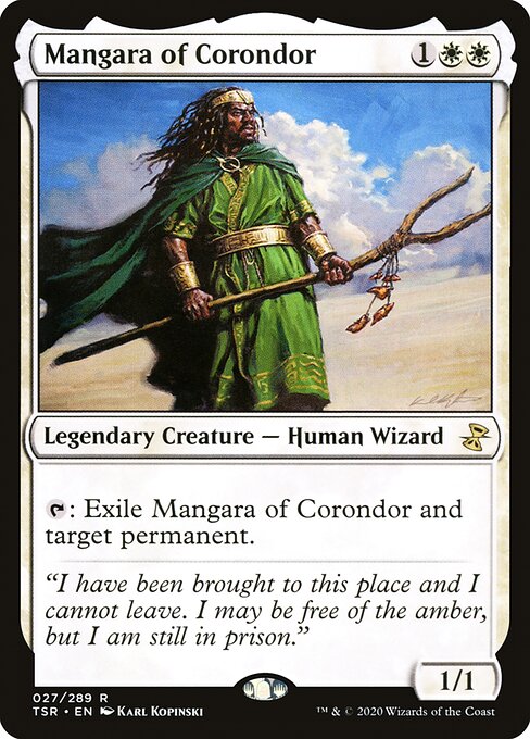 Mangara of Corondor - Time Spiral Remastered Rare Card