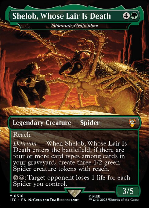Ishkanah, Grafwidow - Tales of Middle-earth Commander Mythic Card