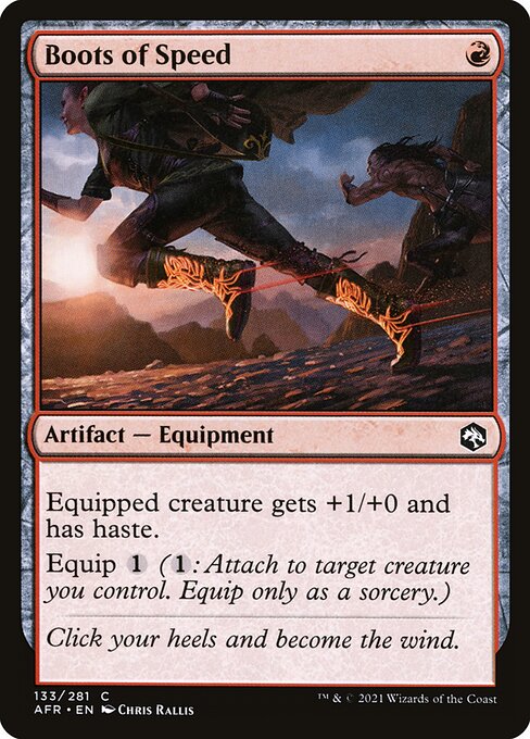 Boots of Speed - Adventures in the Forgotten Realms Common Card