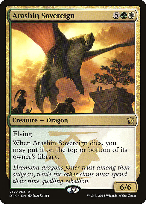 Arashin Sovereign - Dragons of Tarkir Rare Card