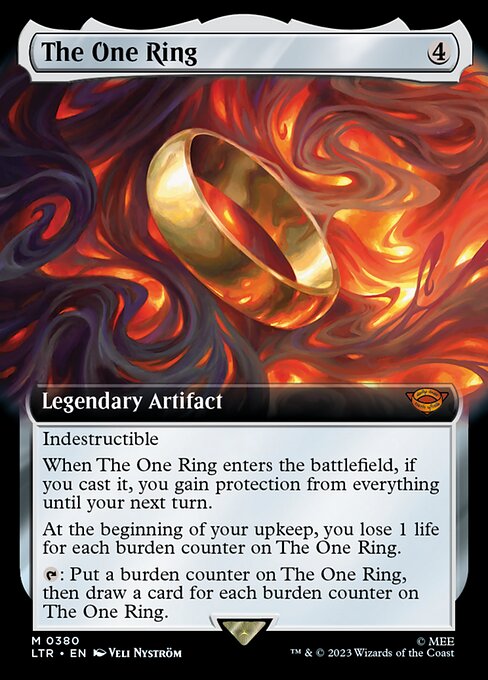 The One Ring - The Lord of the Rings: Tales of Middle-earth Mythic Card