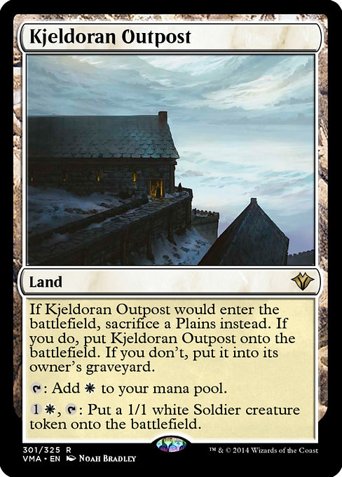 Kjeldoran Outpost - Vintage Masters Rare Card