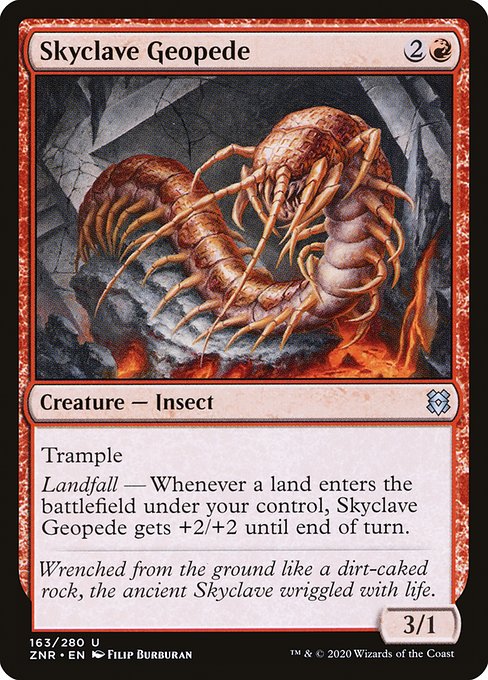 Skyclave Geopede - Zendikar Rising Uncommon Card