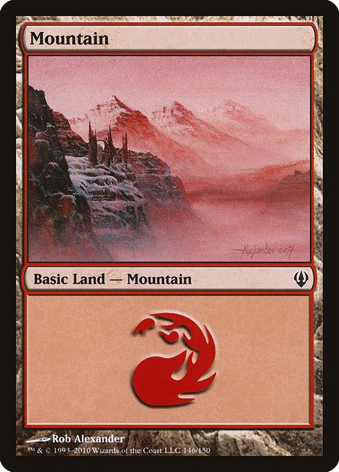 Mountain - Archenemy Common Card