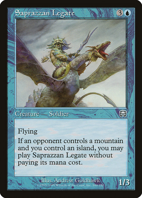 Saprazzan Legate - Mercadian Masques Uncommon Card