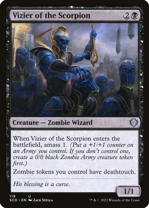 Vizier of the Scorpion - Starter Commander Decks Uncommon Card
