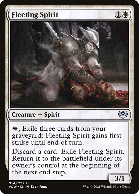 Fleeting Spirit - Innistrad: Crimson Vow Uncommon Card