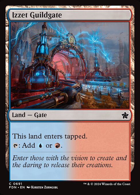 Izzet Guildgate - Foundations Common Card