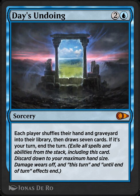 Day's Undoing - Pioneer Masters Mythic Card