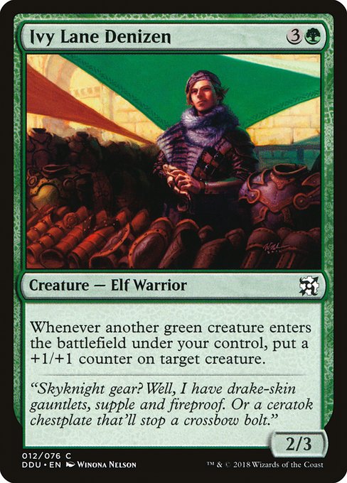 Ivy Lane Denizen - Duel Decks: Elves vs. Inventors Common Card