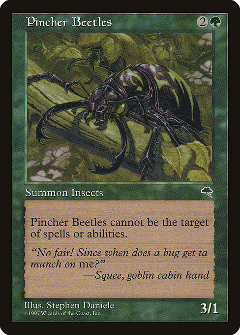 Pincher Beetles - Tempest Common Card
