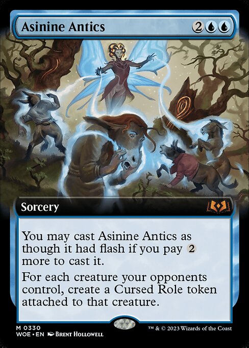 Asinine Antics - Wilds of Eldraine Mythic Card