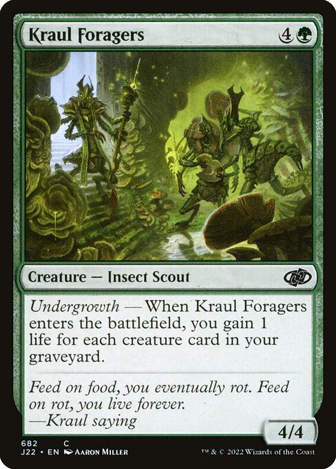 Kraul Foragers - Jumpstart 2022 Common Card