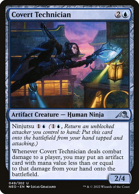 Covert Technician - Kamigawa: Neon Dynasty Uncommon Card