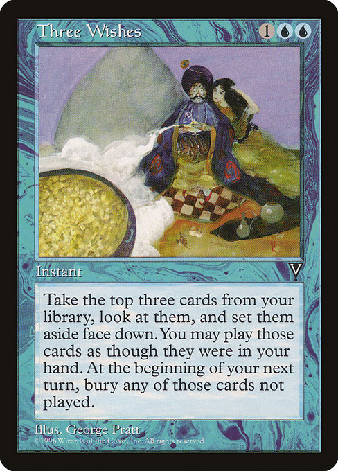 Three Wishes - Visions Rare Card