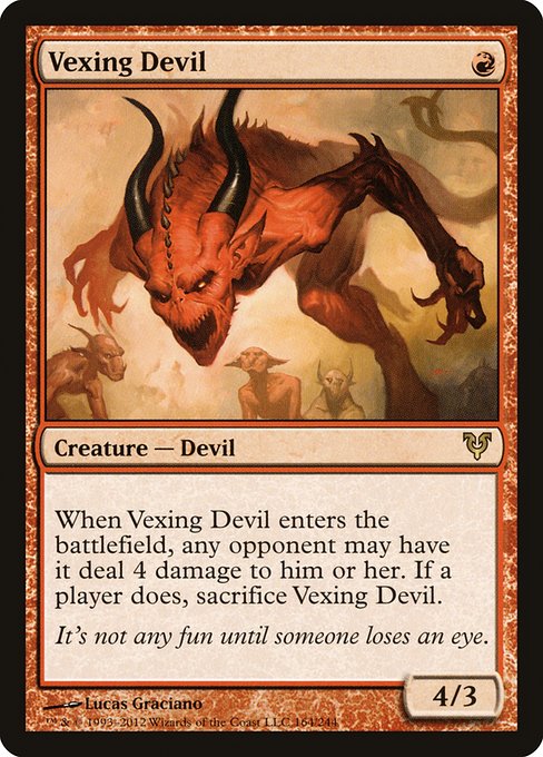 Vexing Devil - Avacyn Restored Rare Card