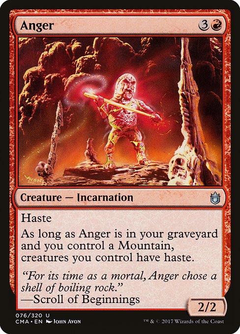 Anger - Commander Anthology Uncommon Card