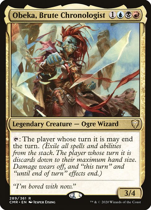 Obeka, Brute Chronologist - Commander Legends Rare Card