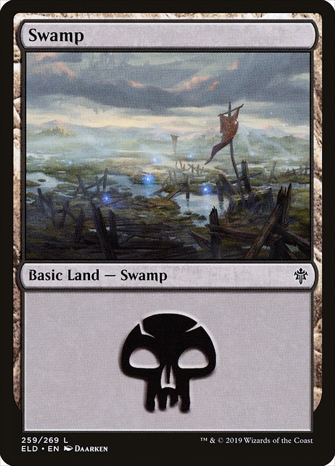 Swamp - Throne of Eldraine Common Card