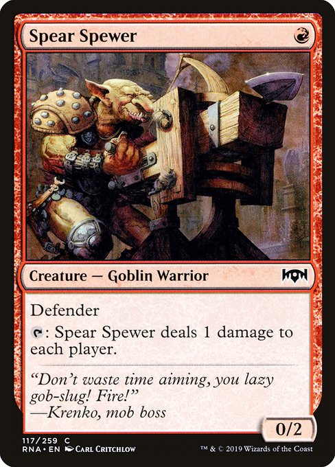 Spear Spewer - Ravnica Allegiance Common Card