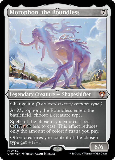 Morophon, the Boundless - Commander Masters Mythic Card